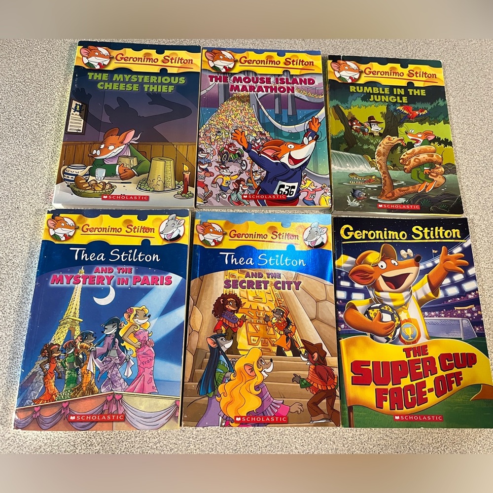 (2/$60) Geronimo Stilton Book Set (6)